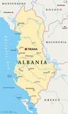 carte Albanie